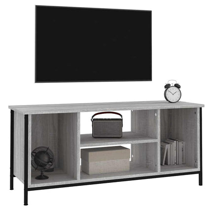 Tv-bänk grå sonoma 102x35x45 cm konstruerat trä
