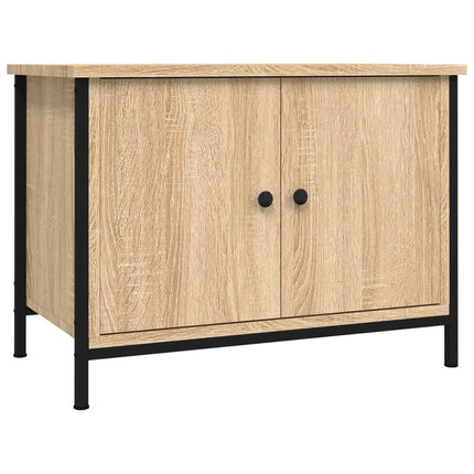 TV-skåp med dörrar Sonoma ek 60x35x45 cm konstruerat trä