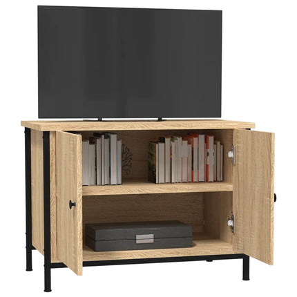 TV-skåp med dörrar Sonoma ek 60x35x45 cm konstruerat trä
