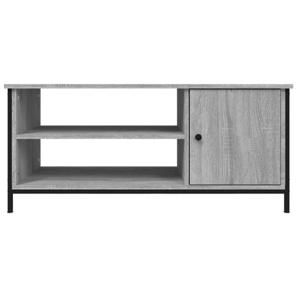Tv-bänk grå sonoma 100x40x45 cm konstruerat trä