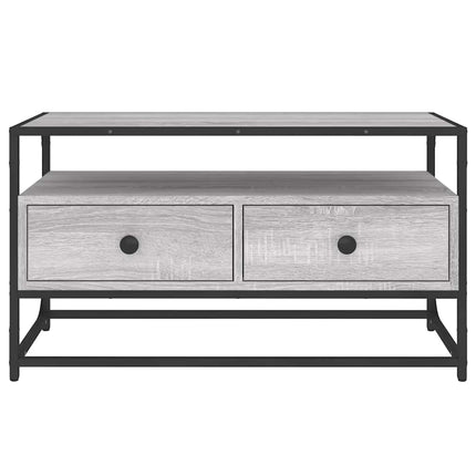 Tv-bänk grå sonoma 80x35x45 cm konstruerat trä