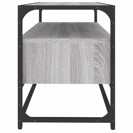 Tv-bänk grå sonoma 80x35x45 cm konstruerat trä