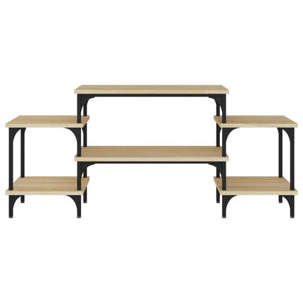 TV-bänk sonoma-ek 117x35x52 cm konstruerat trä