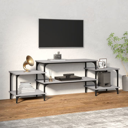 TV-bänk grå sonoma 157x35x52 cm konstruerat trä