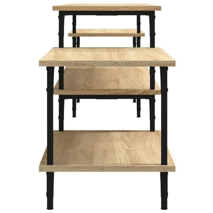 TV-skåp sonoma-ek 197x35x52 cm konstruerat trä