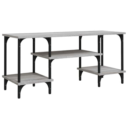 Tv-bänk grå sonoma 102x35x45,5 cm konstruerat trä