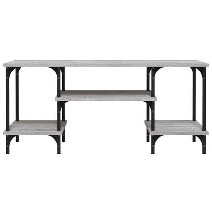 Tv-bänk grå sonoma 102x35x45,5 cm konstruerat trä