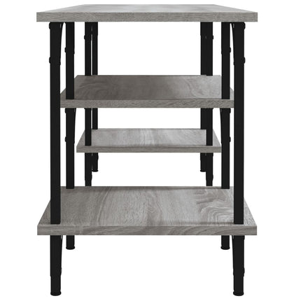 Tv-bänk grå sonoma 102x35x45,5 cm konstruerat trä