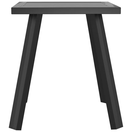 Trädgårdsbord antracit 34x34x38 cm stål