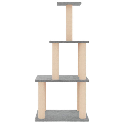 Klösträd med sisalpelare ljusgrå 111 cm