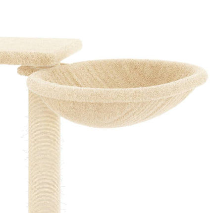 Katträd med klöspelare gräddvit 82 cm
