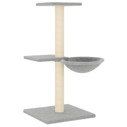 Klösträd med sisalpelare ljusgrå 72 cm