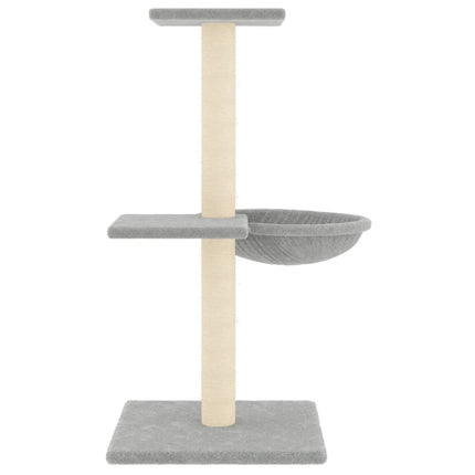 Klösträd med sisalpelare ljusgrå 72 cm