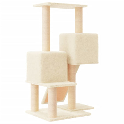 Katträd med klöspelare sisal gräddvit 82 cm