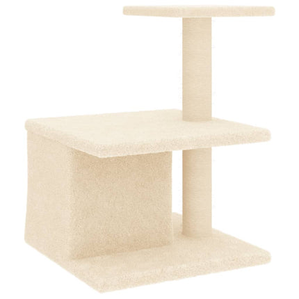 Klösträd med sisalpelare gräddvit 48 cm