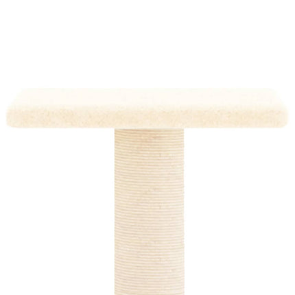 Klösträd med sisalpelare gräddvit 73 cm