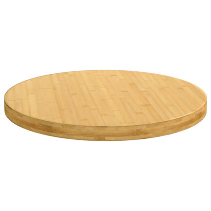 Bordsskiva Ø60x4 cm bambu