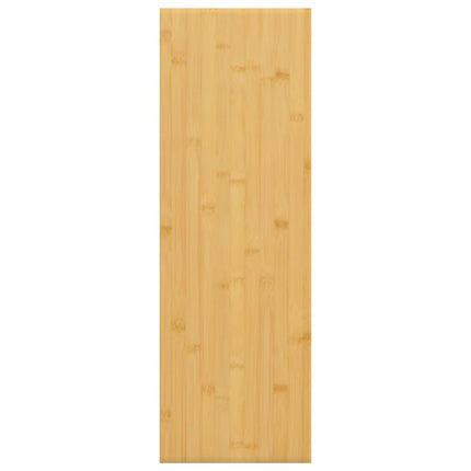 Vägghylla 60x20x1,5 cm bambu