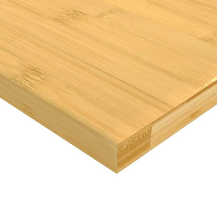 Vägghylla 80x20x1,5 cm bambu