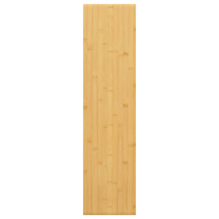 Vägghylla 80x20x2,5 cm bambu