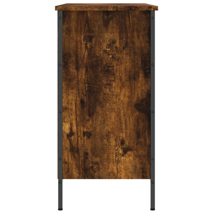 Skohylla rökfärgad ek 100x35x70 cm konstruerat trä