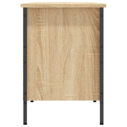 Skohylla sonoma-ek 131x35x50 cm konstruerat trä