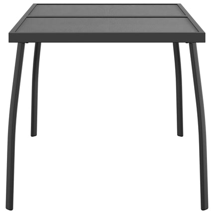 Trädgårdsbord antracit 110x80x72 cm stålnät