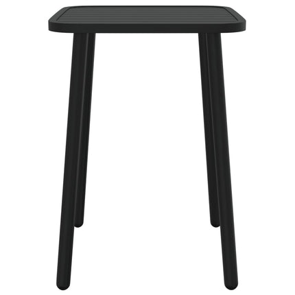 Trädgårdsbord antracit 50x50x71 cm stål
