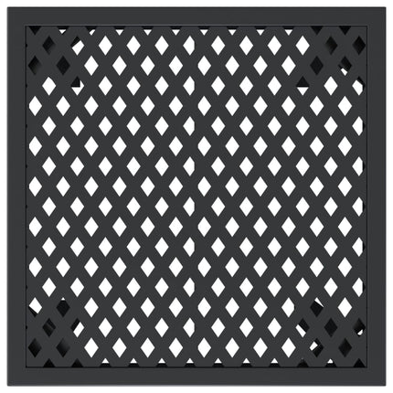 Trädgårdsbord antracit 50x50x72 cm stål