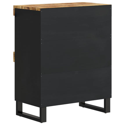 Sidoskåp 60x33x75 cm massivt mangoträ