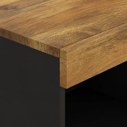 Tv-bänk 85x33x43,5 cm massivt mangoträ