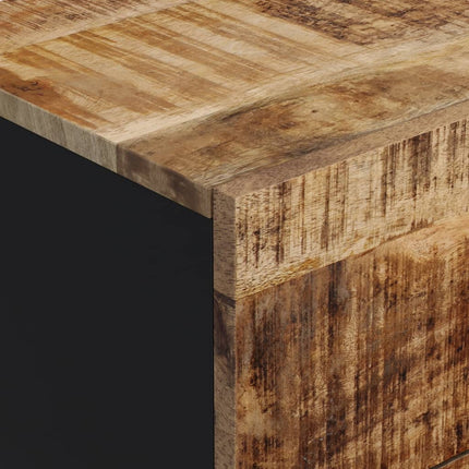 Skänk med 3 lådor 40x33,5x75 cm massivt mangoträ