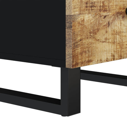 Skänk med 3 lådor 40x33,5x75 cm massivt mangoträ