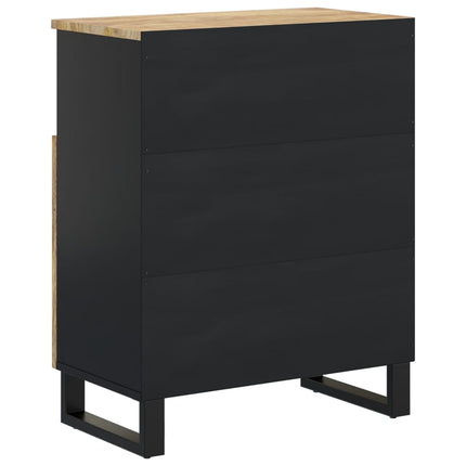 Skänk med 2 dörrar 60x33x75 cm massivt mangoträ