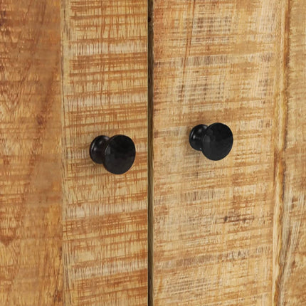 Skänk med 2 dörrar 60x33x75 cm massivt mangoträ