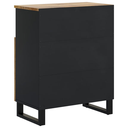 Skänk med 2 dörrar 60x33x75 cm massivt mangoträ