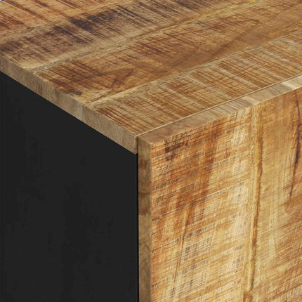 Skänk med 2 dörrar 90x33x75 cm massivt mangoträ