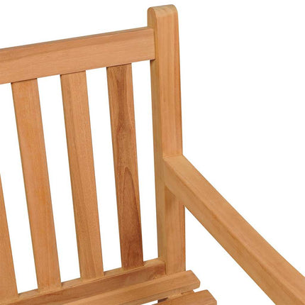Matgrupp för trädgården 4 delar massiv teak