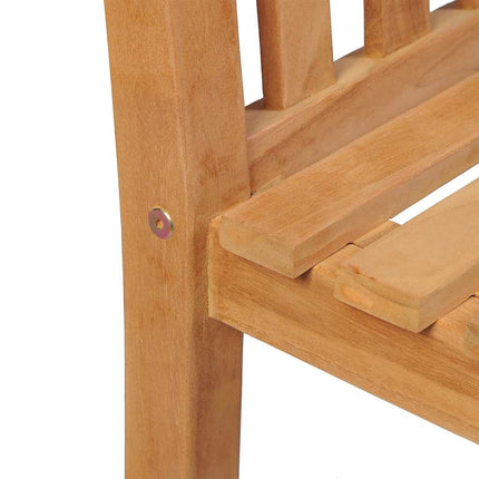 Matgrupp för trädgården 4 delar massiv teak