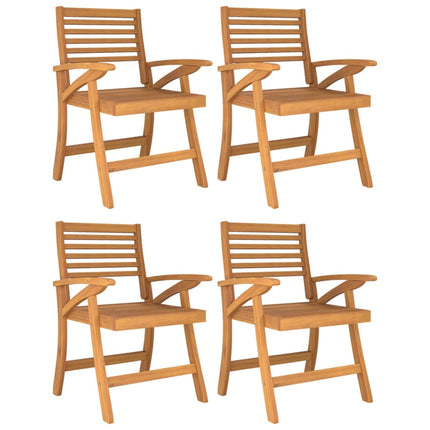 Trädgårdsstolar 4 st 58x58x87 cm massivt akaciaträ