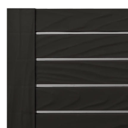 Solsäng svart 155x58x83 cm polypropylen
