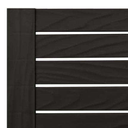 Solsäng dubbel svart 155x138x83 cm polypropylen
