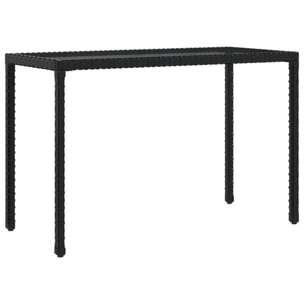 Loungegrupp med dynor 6 delar svart konstrotting
