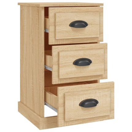 Sängbord sonoma-ek 39x39x67 cm konstruerat trä