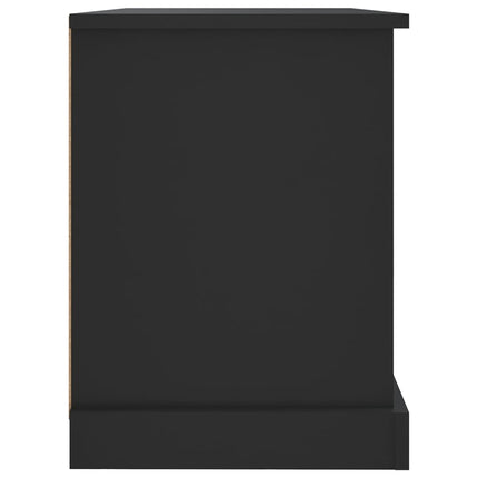 TV-skåp svart 73x35,5x47,5 cm konstruerat trä