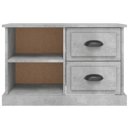 TV-skåp betonggrå 73x35,5x47,5 cm konstruerat trä