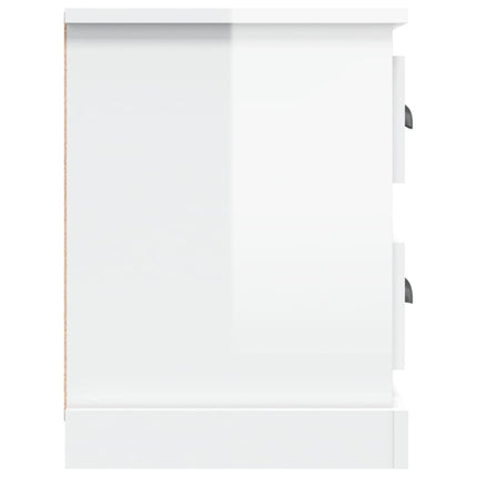 TV-skåp vit högglans 102x35,5x47,5 cm konstruerat trä