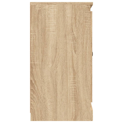 Skänk sonoma-ek 70x35,5x67,5 cm konstruerat trä