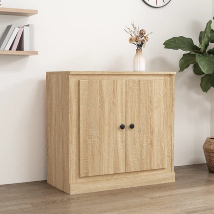 Skänk sonoma-ek 70x35,5x67,5 cm konstruerat trä