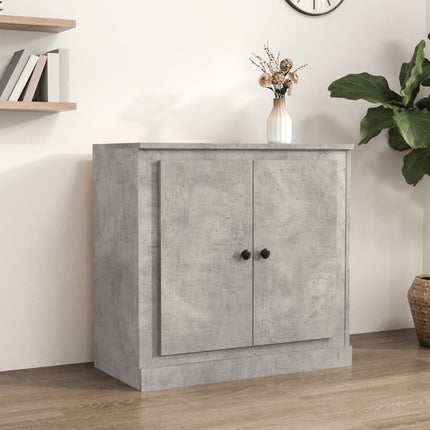 Skåp betonggrå 70x35,5x67,5 cm konstruerat trä